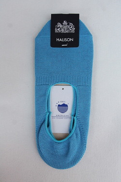 HALISON ”AMERICAN Sea Island Cotton Board Socks BLUE” (2)