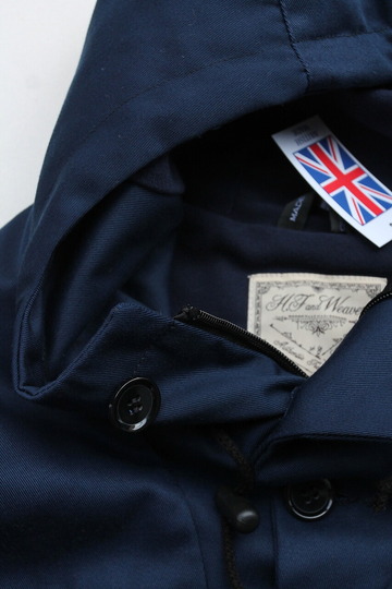 HF & Weavers Hood Jacket SEA NAVY (2)