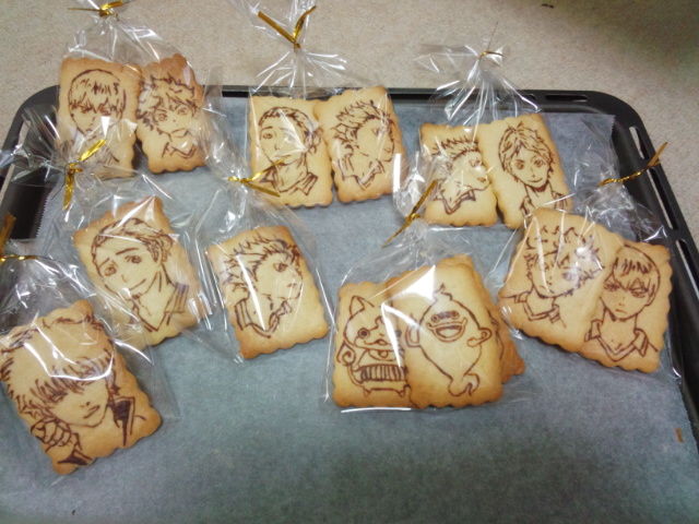 バレンタイン準備 キャラクッキー メメント モリ くも膜下出血サバイバー