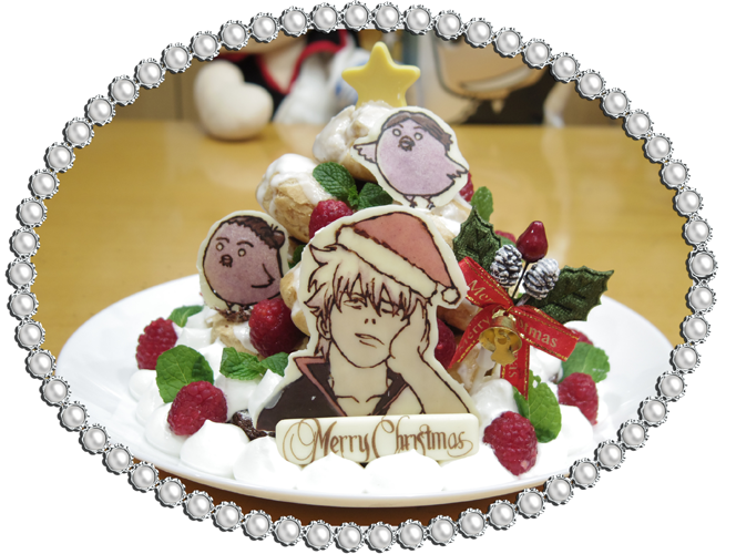 キャラスイーツ 坂田銀時 旭カラス クリスマスケーキ メメント モリ くも膜下出血サバイバー キャラスイーツ 坂田銀時 旭カラス クリスマスケーキ メメント モリ くも膜下出血サバイバー
