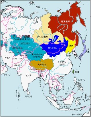 アニメ 小説の架空世界地図 Blue Moon