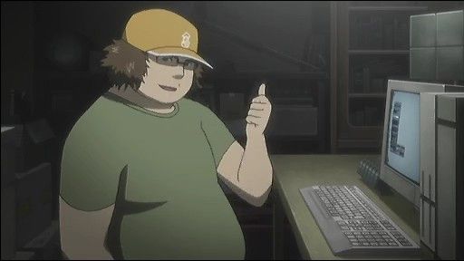 アニメの中で出てくるオタクの画像誰かくれください blue moon