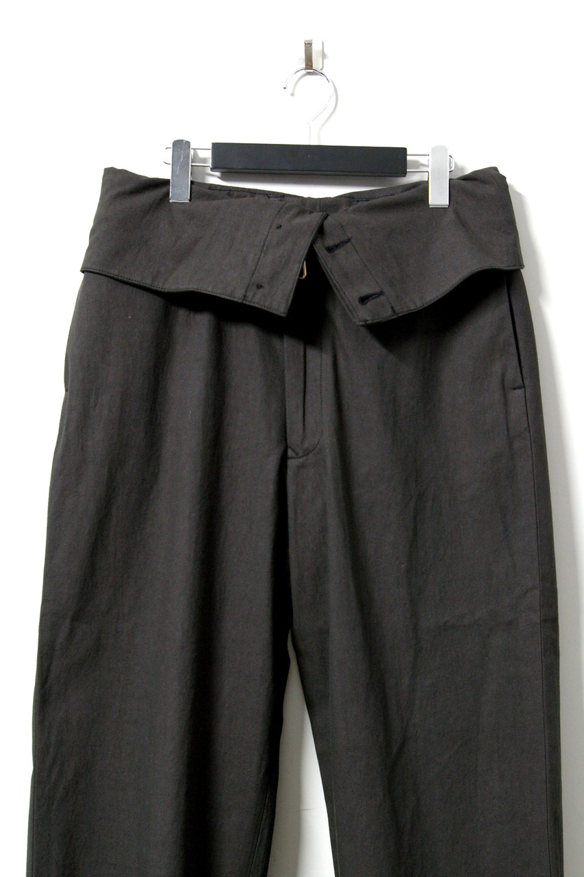 Uru ウル ベルテッドハイウエストパンツ Black Concrete Riverのブログ