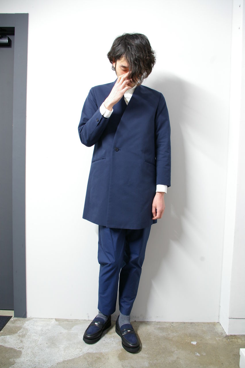 ETHOSENS(エトセンス)/ノーカラーロングコート : CONCRETE RIVERのブログ