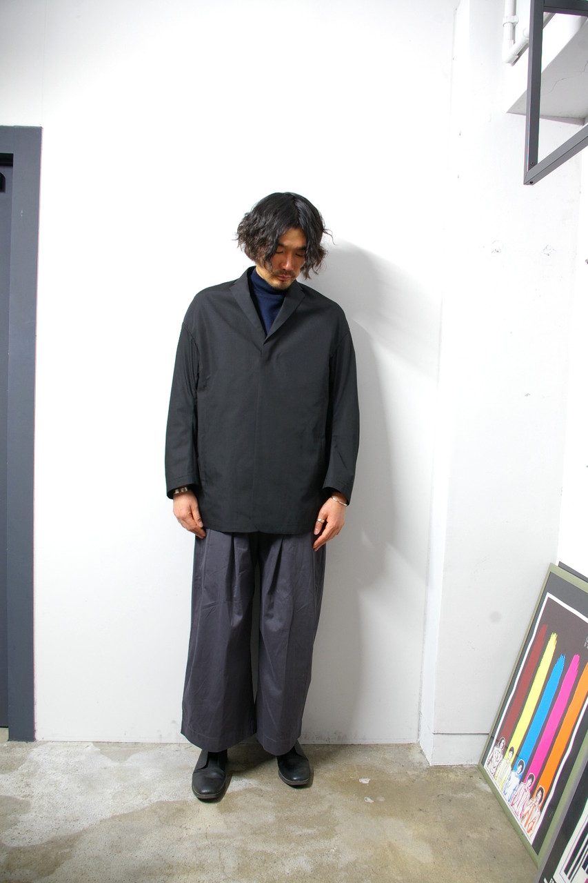 SHINYA KOZUKA(シンヤコズカ)/ANONYMOUS JACKET(WEATHER CLOTH)/Black 
