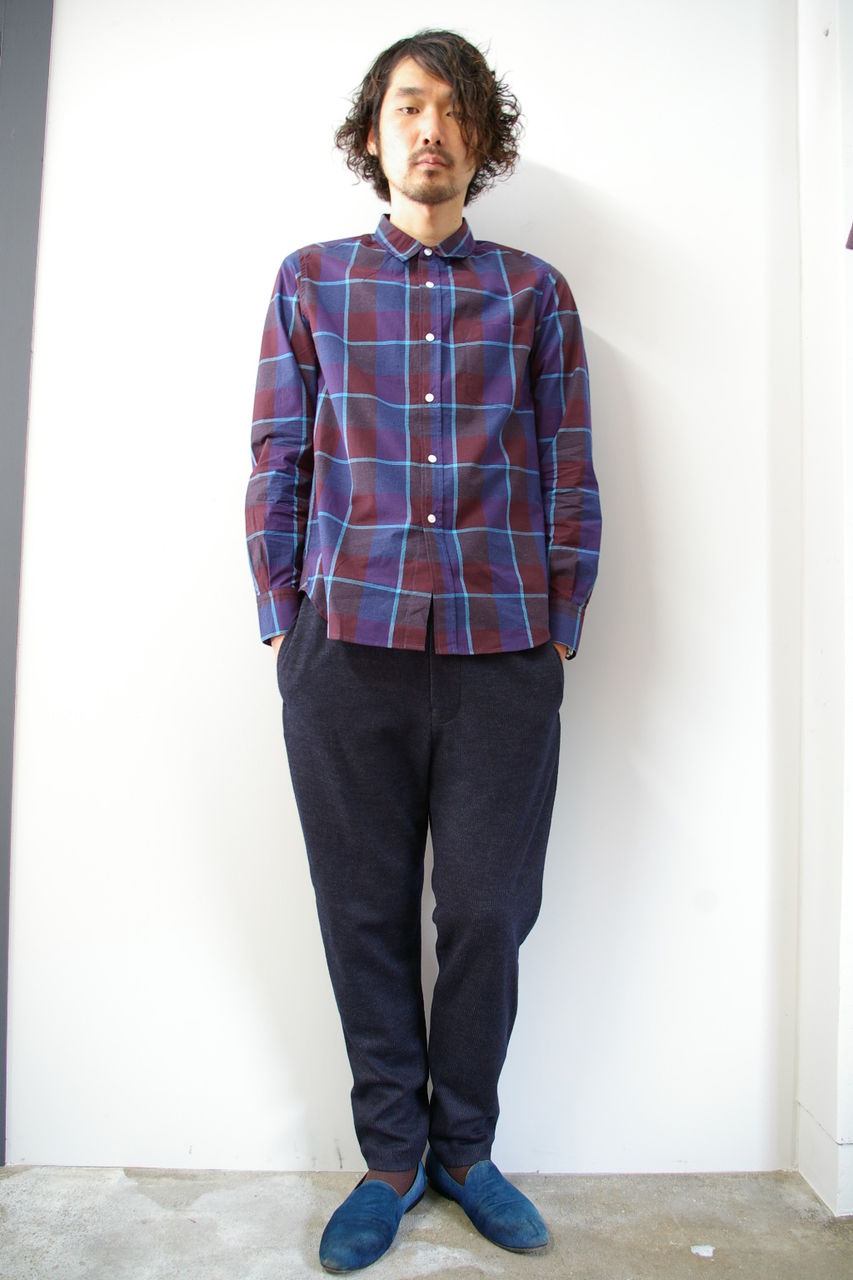 UNUSED アンユーズド 20AW ombre check western shirt US1816