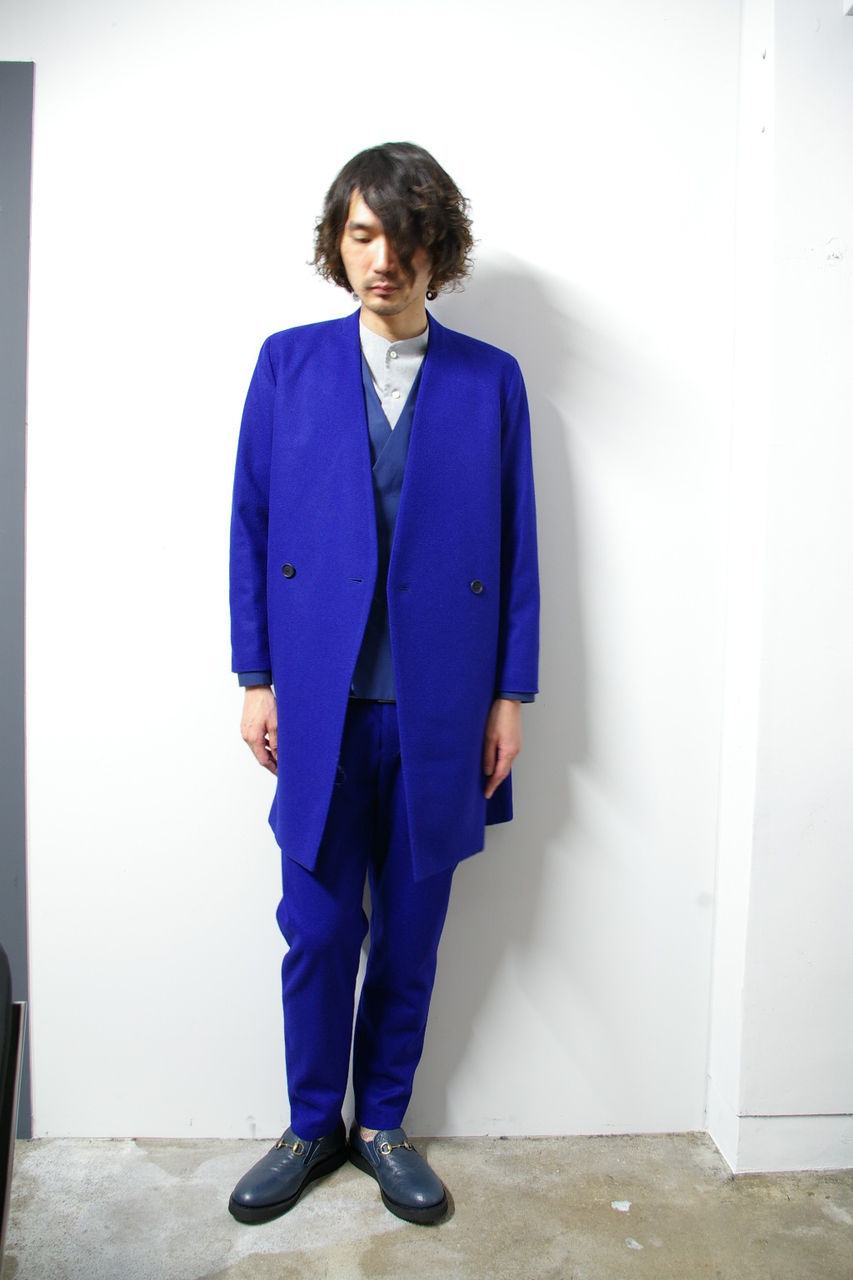 ETHOSENS(エトセンス)/ノーカラーロングコート : CONCRETE RIVERのブログ