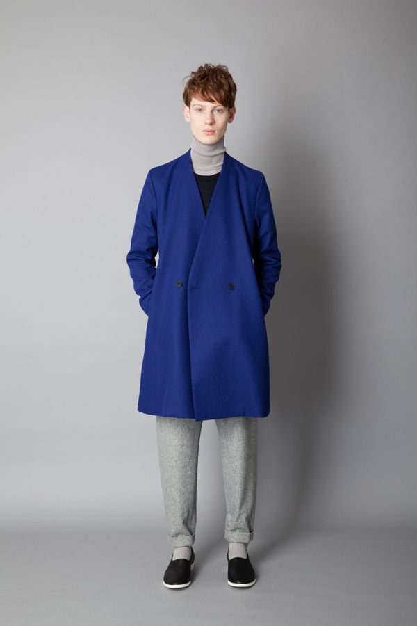 ETHOSENS(エトセンス)/ノーカラーロングコート : CONCRETE RIVERのブログ