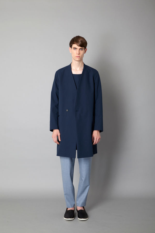 ETHOSENS(エトセンス)/ノーカラーロングコート : CONCRETE RIVERのブログ