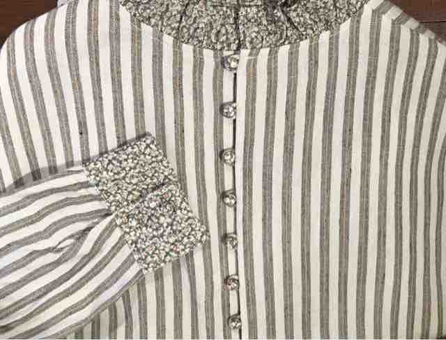 リバティプリントワンピース スプリングコート Conges Payes