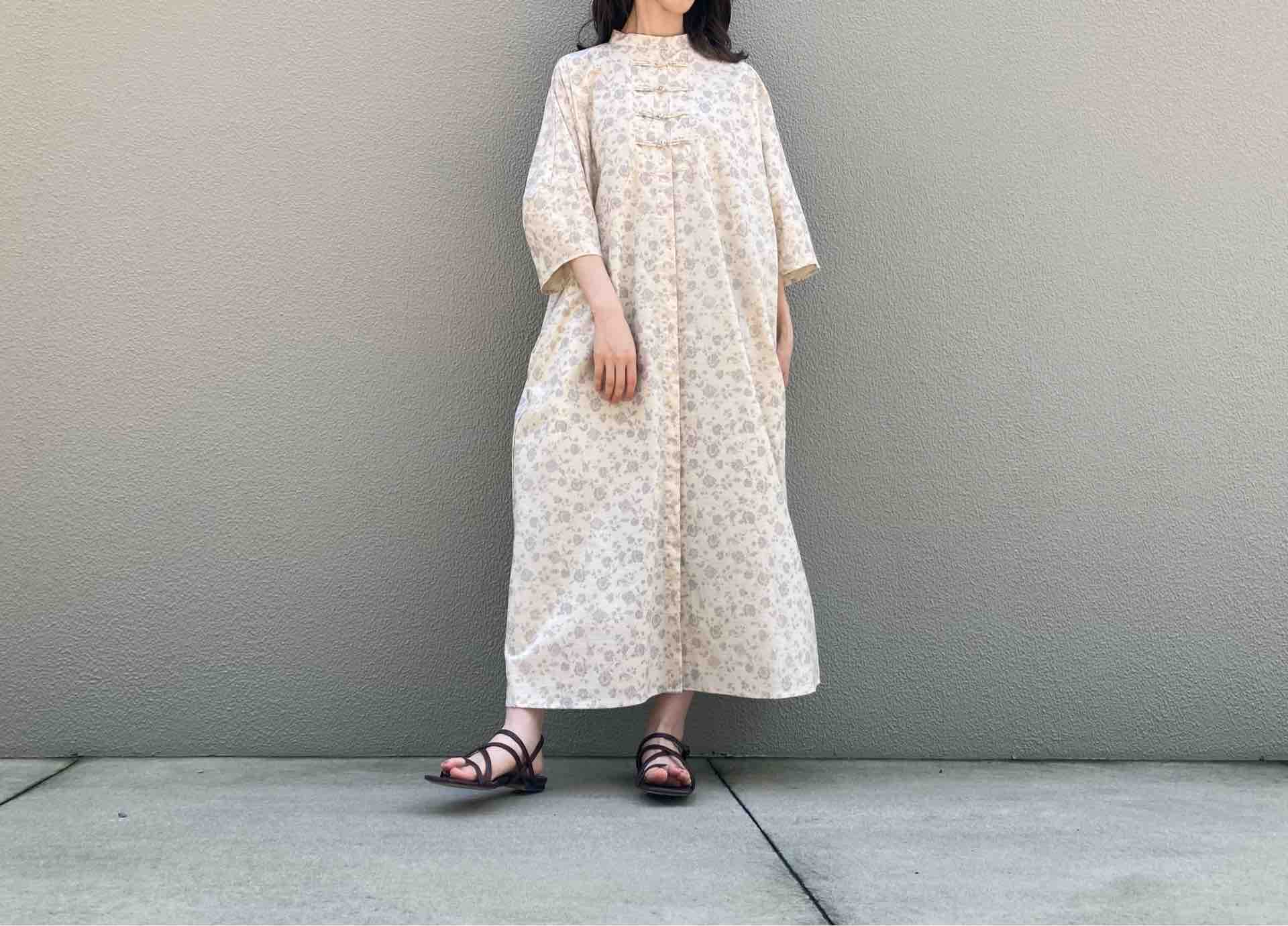 フラワープリントワンピース Conges Payes フラワープリントワンピース Conges Payes