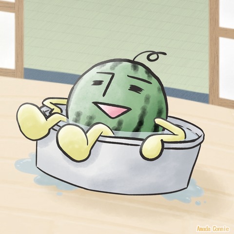 西瓜の夏休み1000