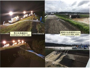 ポンプ排水状況