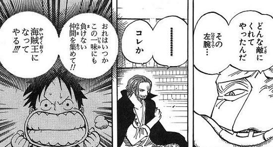 ワンピース最大の謎 魚ごときに腕食われた件を決着するぞ 漫画速報