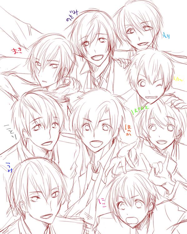 画像あり 腐女子が描いた ラブライブ男体化 が凄い なんでも速報 アニメ 声優