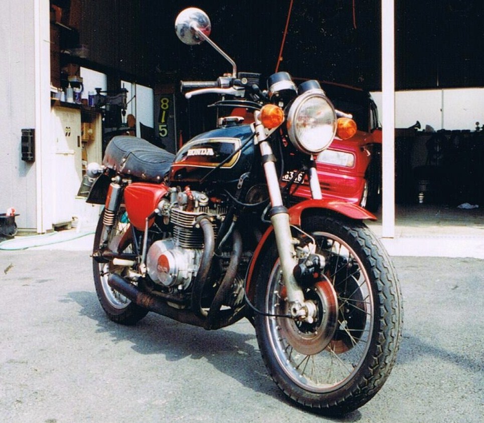 CB550乗りのCB500 : 青空の下2