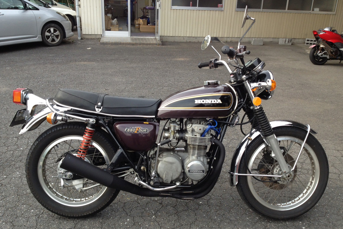 CB500 CB550 マフラー 装着のみ マーヴィングパイプショート