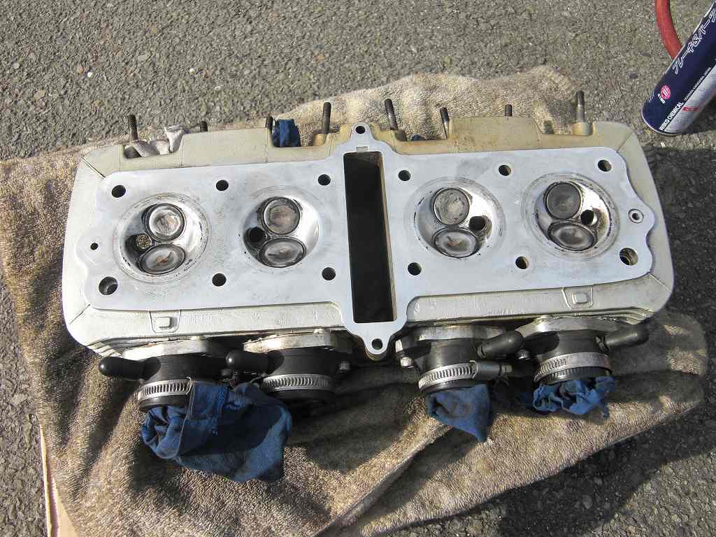 CB550のミッション修理 エンジン全バラします。その16 : 青空の下2