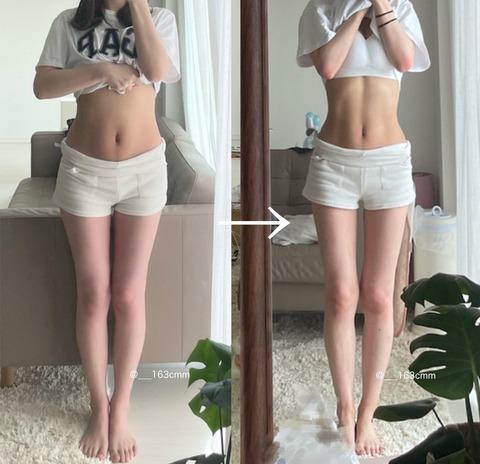 画像 女さん 筋トレ１ヶ月だけでこんなに痩せたよ 筋トレ予備校まとめ