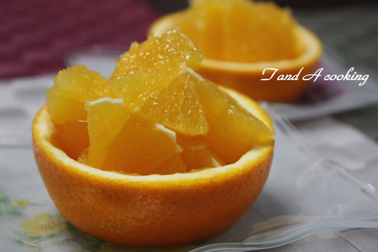 簡単でかわいい オレンジでフルーツアート T A Cooking