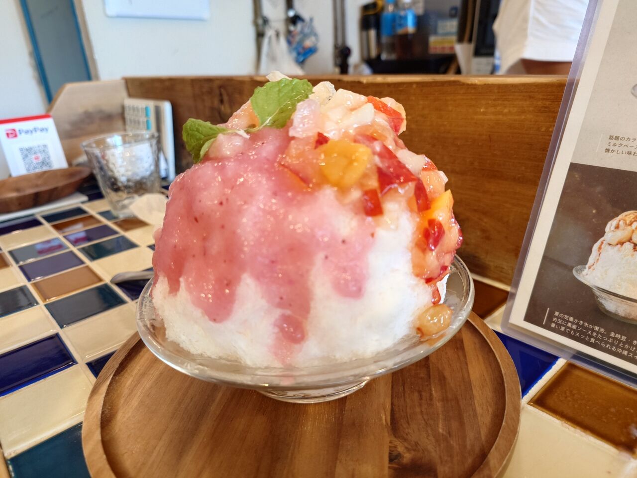 珈琲と甘みokame」で、念願のかき氷 : ちゅちゅたんの楽しい毎日