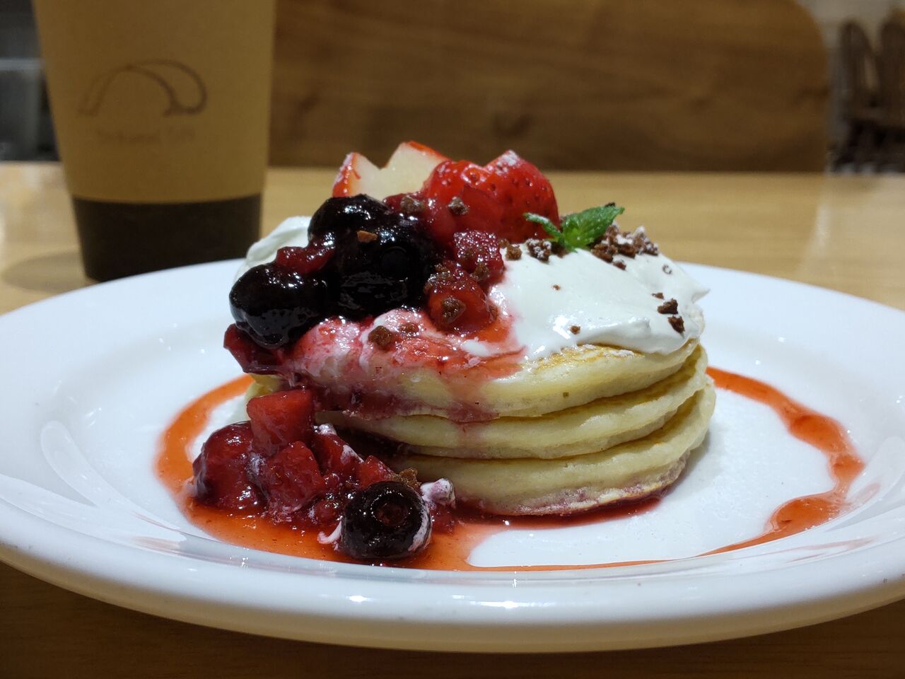 ちゅちゅたんの楽しい毎日 ランチがわりにパンケーキ たりなかったけど 艸 ちゅちゅたんの楽しい毎日 ランチがわりにパンケーキ たりなかったけど 艸