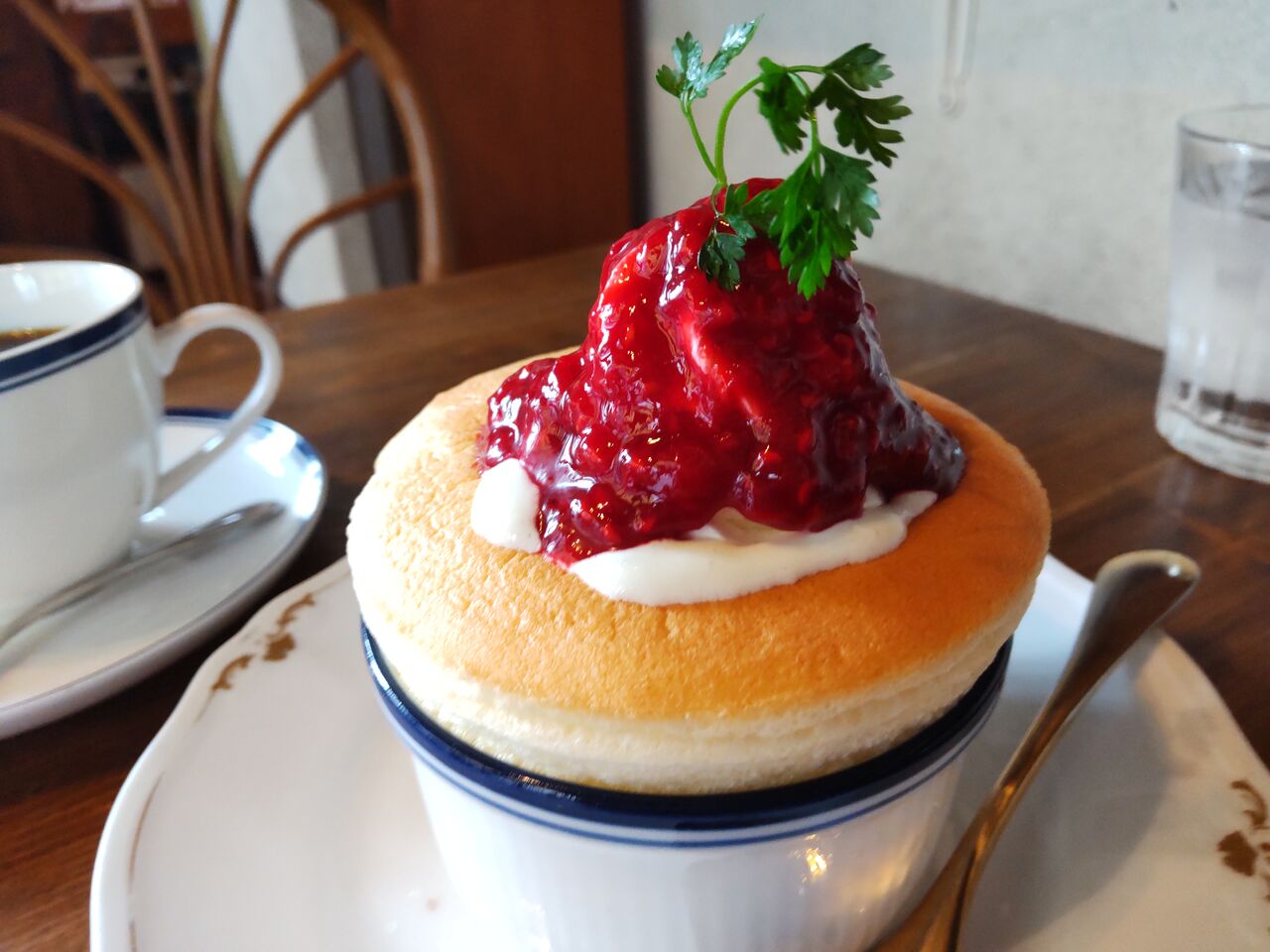 ちゅちゅたんの楽しい毎日 スフレケーキがおいしいお店 ピーチツリーカフェ 茨木市