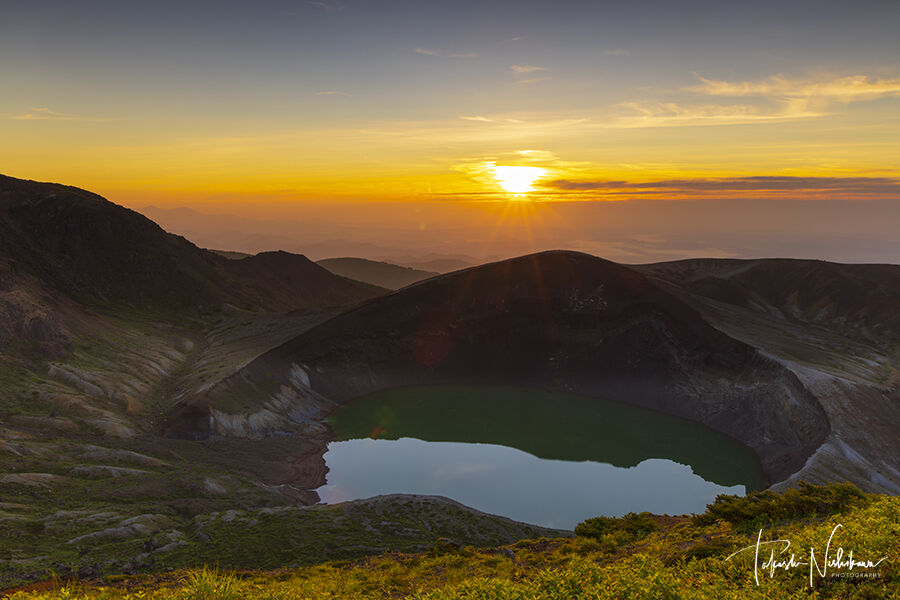 宮城県蔵王町の蔵王山の御釜と朝日 7月18日分8 1 風景写真家 西川貴之の気まぐれブログ