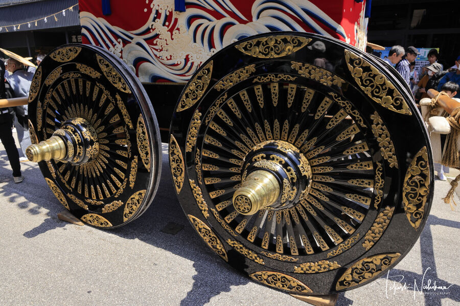 富山県高岡市の高岡御車山祭 5月1日分3-2。 : 風景写真家・西川貴之の