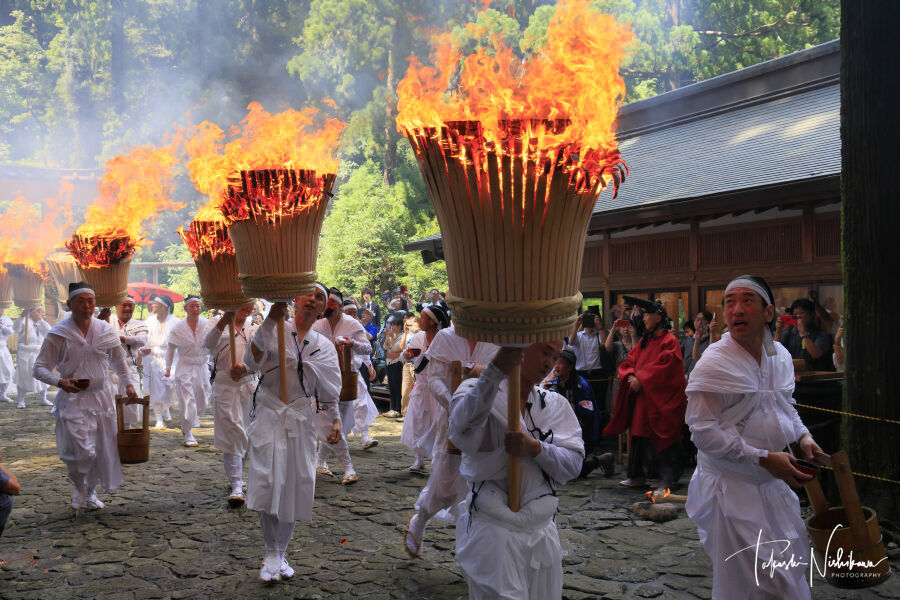 和歌山県那智勝浦町の那智の扇祭り 7月14日分4-4。 : 風景写真家・西川
