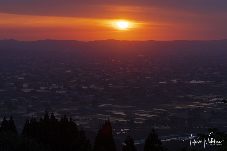 夕焼け 風景写真家 西川貴之の気まぐれブログ