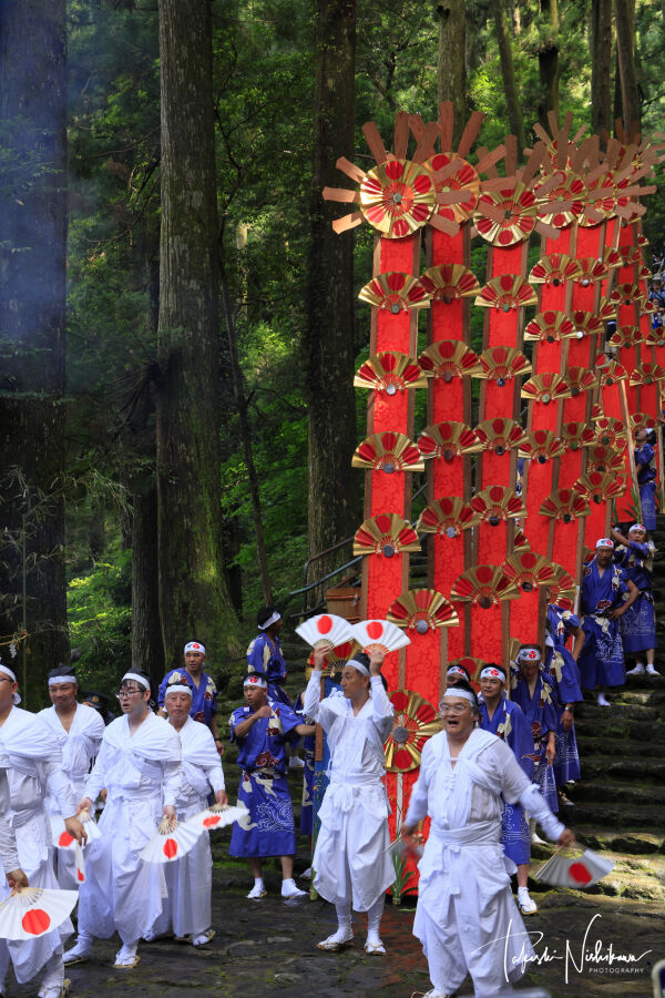 和歌山県那智勝浦町の那智の扇祭り 7月14日分4-4。 : 風景写真家・西川