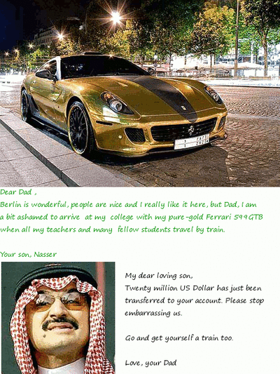 gold-ferrari