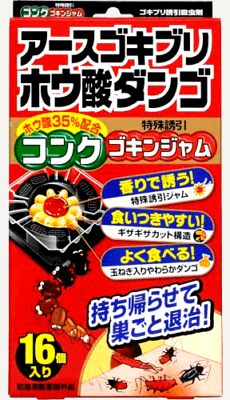 アース製薬 アースゴキブリホウ酸ダンゴ コンクゴキンジャム 32g
