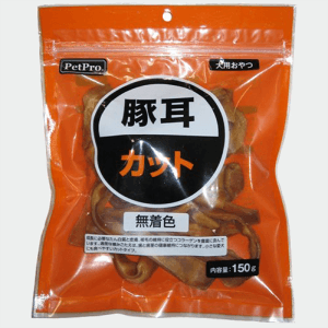 ペットプロ ペットプロ豚耳カット150g