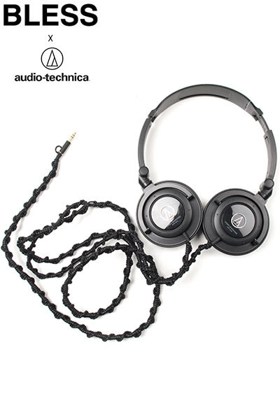 BLESS audiotechnica Cable jewellery イヤホン BLESS × audio-technica × Chikazawa Cable jewellery ラインストーン