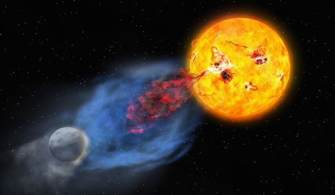 若い恒星の巨大フレア観測、初期地球への影響手掛かりに…京大など国際チーム！