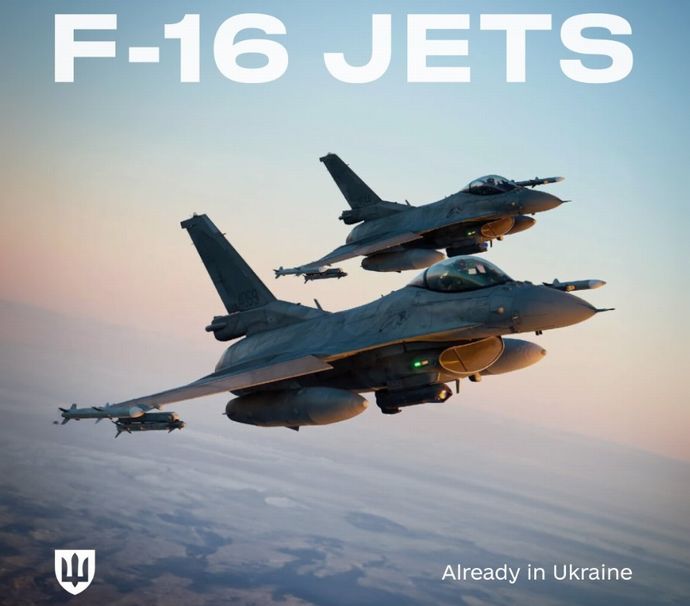 ウクライナに到着したF-16戦闘機に「最新鋭の武装も付ける」と米高官！