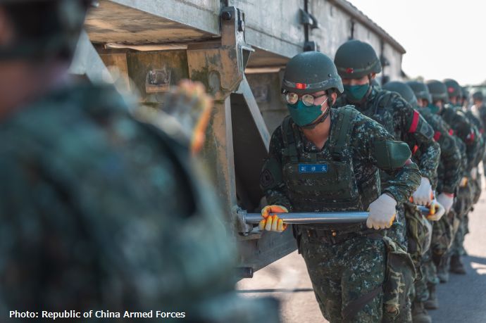 中華民国国軍の第54戦闘工兵大隊が移動式仮設橋の設置訓練を実施！