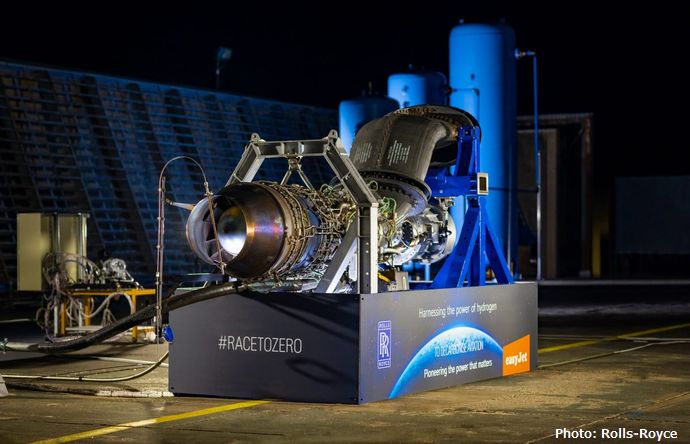 世界初の水素ジェットエンジン、ロールスロイスが試験成功！