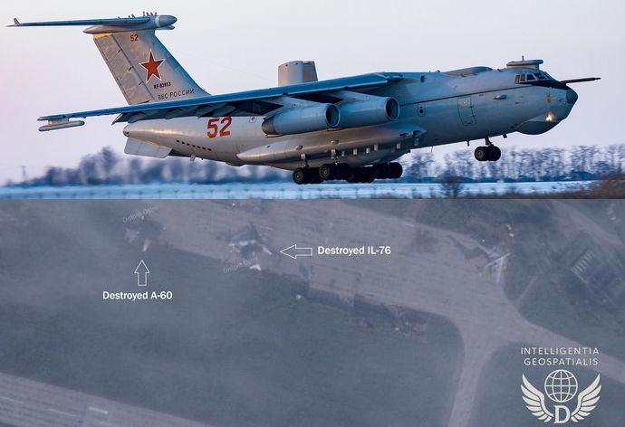 ロシア軍のレーザー実験機「A-60」をミサイル攻撃で破壊か…タガンログ飛行場！