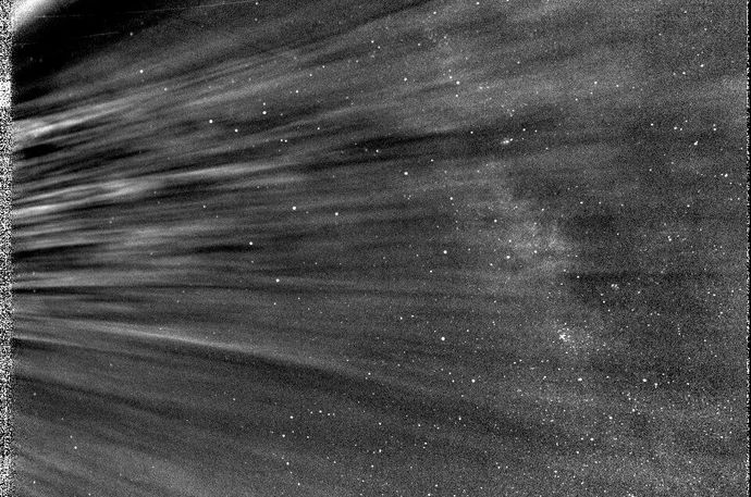 PSP-WISPR-8thFlyby-coronal-streamers