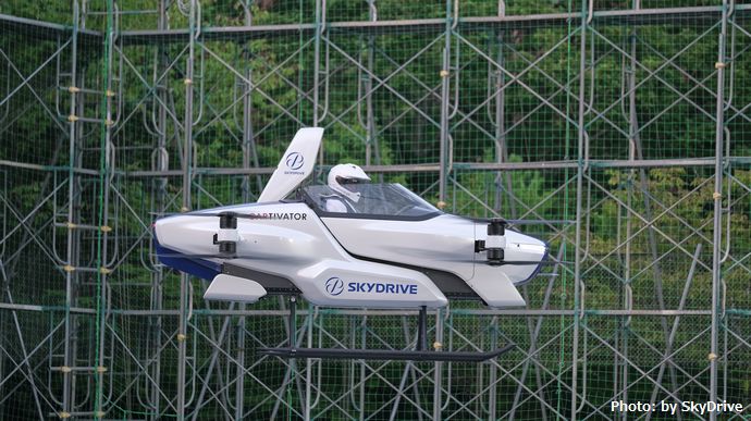 「空飛ぶクルマ」スズキ工場で製造へ 来春の開始目指す…SkyDrive！