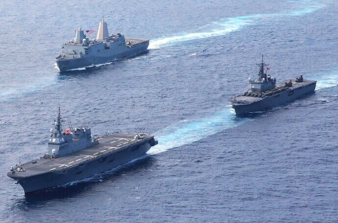 海自掃海隊群、陸上自衛隊水陸機動団及び米軍と共同訓練「アイアン・フィスト26」に参加中！