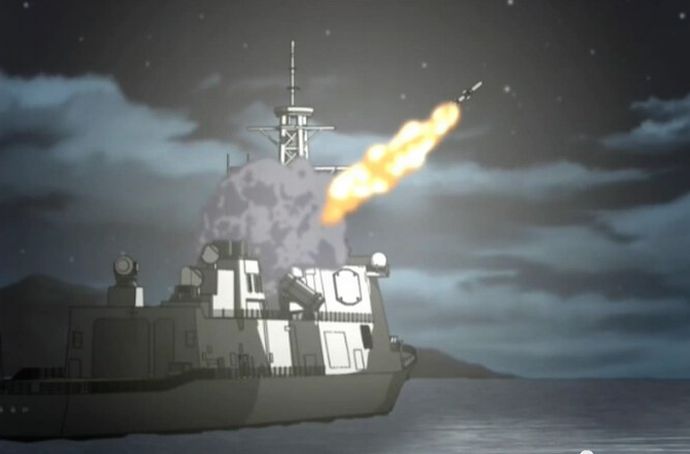 アニメ「ジパング」第21話「1対40」無料配信…右対空戦闘、CIC指示の目標！