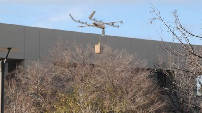 Google兄弟会社のドローン企業「Wing」が2kg超えの荷物を時速105kmで配達できる大型ドローンを発表！
