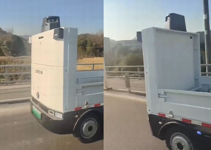 中国の無人トラック、もはや運転席がない！