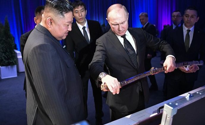 プーチン大統領、北朝鮮の金正恩総書記に祝電「日本の植民地支配から解放のため共闘した」！