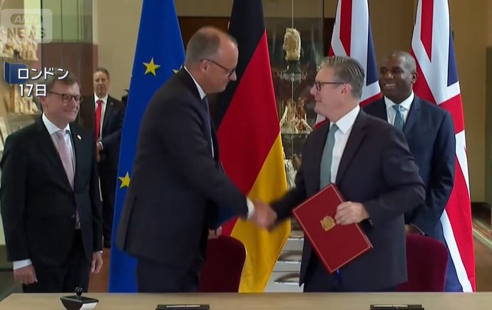 英独が友好条約を締結、防衛協力強化…一方の国が武力攻撃を受けた場合に軍事的な手段を含めて支援！