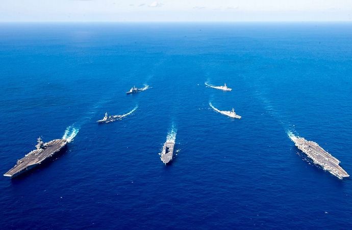 米海軍空母5隻、4～5月頃に朝鮮半島周辺に展開…中国と北朝鮮を牽制か！